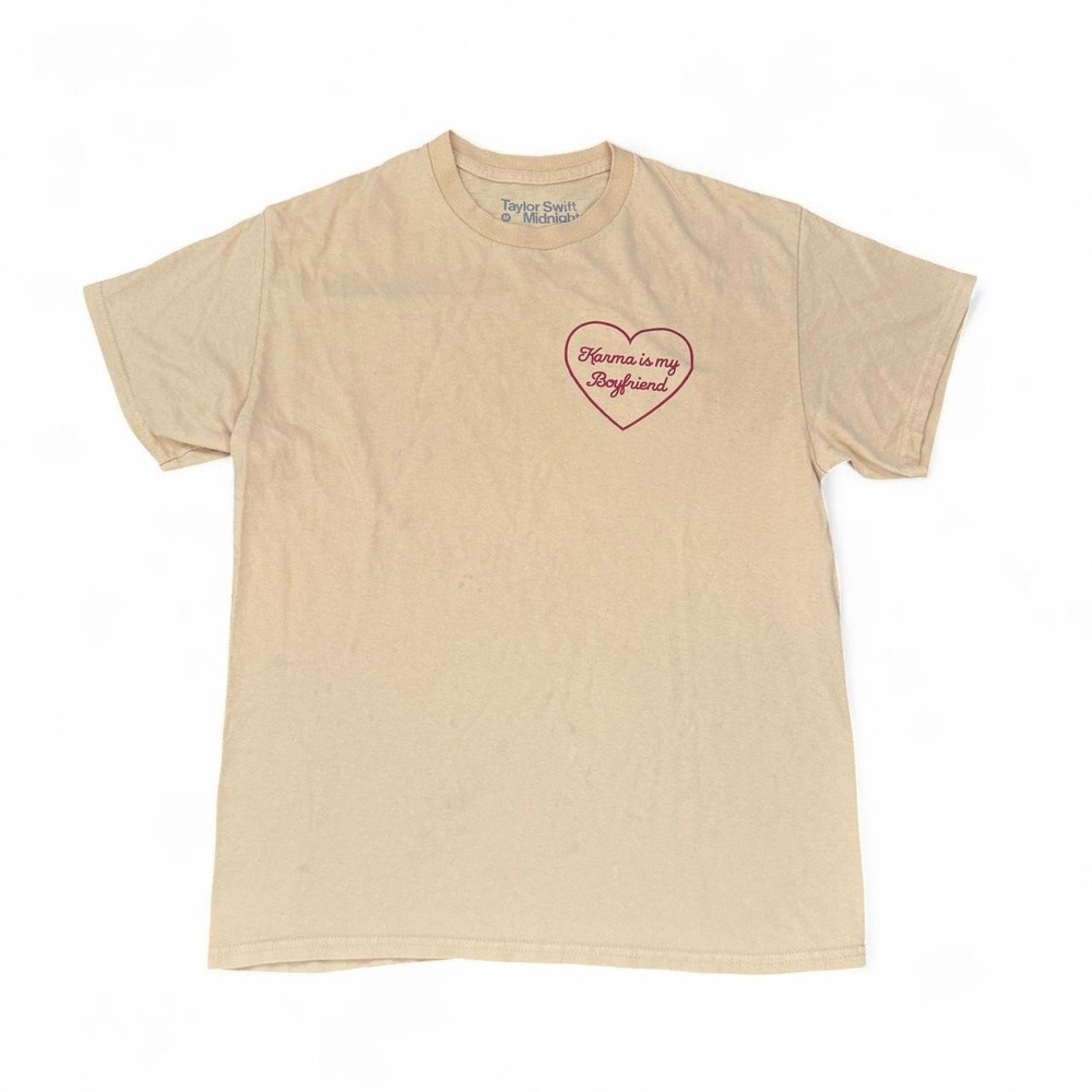 Taylor Swift Midnights Karma is my Boyfriend T Shirt Size Medium